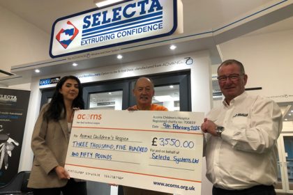 Selecta Systems and Acorns Childrens Hospice