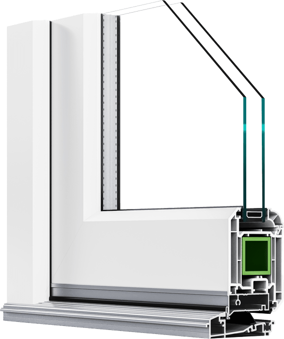 ADV70-Resi-Door-Low-Thresh-Corner-SampleWEB ADVANCE 70 Residential Door Corner Sample 1
